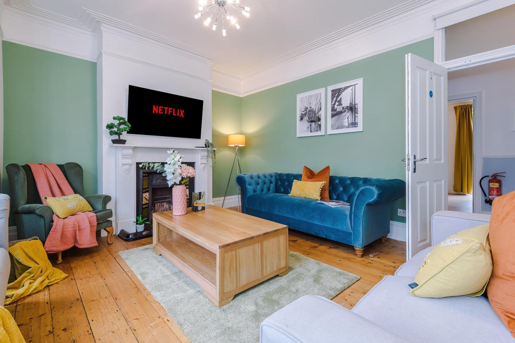 Incredible - Five Bedroom - 7 Actual Beds - 6 Bathroom House By Purestay - Central Bath With Parking Exterior foto